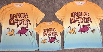 Disney World 3 Hakuna Matata Limited Edition Shirt Lion King s 30th Anniversary