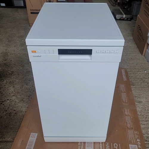 COMFEE' CDWEF1034BW Slimline 45cm Freestanding Dishwasher in White - Video 1 of 1
