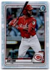 2020 Bowman Draft Chrome Refractor Quin Cotton Cincinnati Reds #BD-104