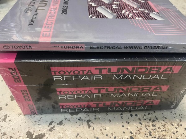 2002 Toyota Tundra Truck Service Werkstatt Reparatur Handbuch Set NEU W EWD-image
