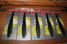 Lot Of 5 Good Cook  Paring Knife 3" New Kitchen Utensil 18768