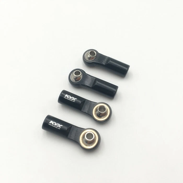 10PCS KYX RC M3 Metal Tie Push Link Rod End Bent Ball End for SCX10 Wraith CC01 - Image 2 of 2