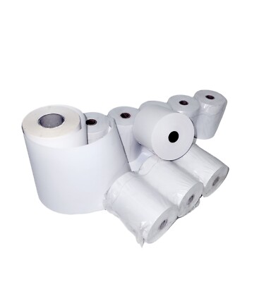 20 Bonrollen Kassenrollen Breite 70mm, Ø innen 12mm, Ø aussen 50mm Normalpapier