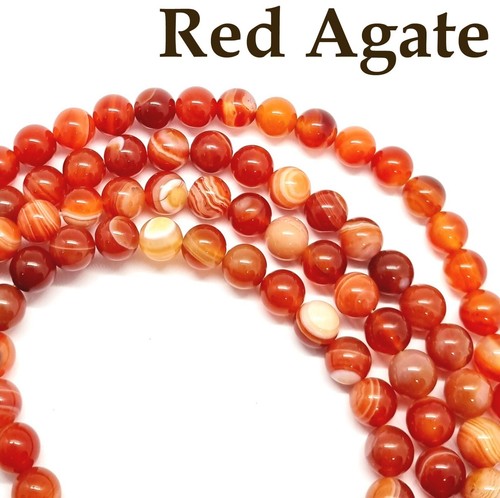 Semi Precious Gemstone Craft Beads Stones 4mm 6mm 8mm - Jade, Agate Dragon Vein - Picture 42 of 59