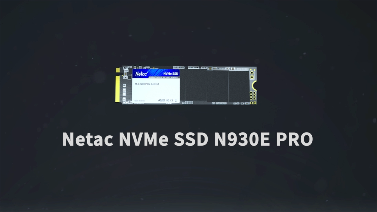 Netac NVME M.2 Gen 3×4 1TB Netac S930E 1TB M.2 2280 PCIe Gen 3*4 NVMe SSD Solid State