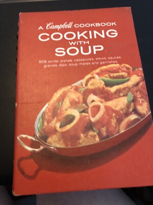 Spiral Bound Vintage Campbell's Soup Cookbook-Yum!