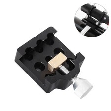 Medium Dovetail Clamp with Brass Screw 75 Degree Base Black For Telescope US