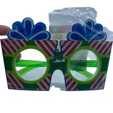 Christmas Creatology Novelty Gift Present Glasses Lights Up 1 Piece Battery NEW