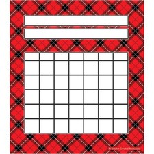 Red Plaid Incentive Charts Teacher Created Resources TCR5696