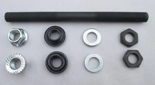 BMX 14mm Bicycle Hub Axle Set Parts Nuts Washers Axle Cone Lock Nut/sold as each