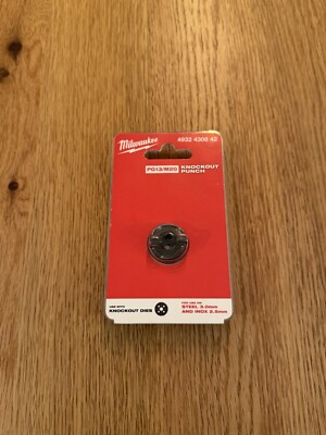 Milwaukee PG13/M20 Klopflocher für Klopfeinsätze 4932 4308 42 - Brandneu