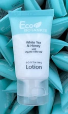 Lot of 15 ECO Botanics LOTION White Tea & Honey Organic Olive Oil Travel Size