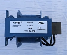 MTE DC Link Choke 18RB004 3.75 mH 18 ADC 1000V DC Dry Type Used
