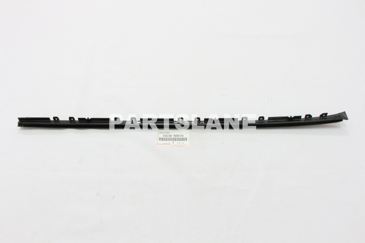 75536-60010 Toyota OEM Genuine MOULDING, WINDSHIELD, OUTSIDE LWR