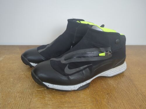 Nike Lunar Bandon II Zip Golf Shoes Mens Sz 12 Black Neon 552072-002 - Excellent - Picture 1 of 13