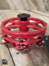 Latin Percussion LP193 Click Hi-Hat Tambourine with Steel Jingles