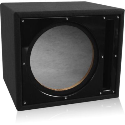 BBX112BK 1.842 cu ft Single 12'' Ported Car Subwoofer Enclosure with Black Finish