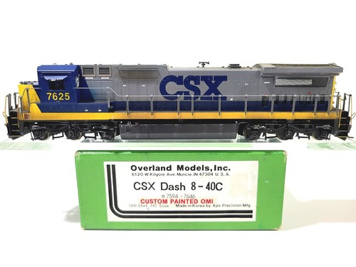 Tablero Overland OMI CSX GE 8-40C Transporte CSX #7625 HO Latón #5848.1 | Zustand: Used