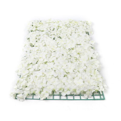 10Pcs Artificial Flower Wall Panel Realistic Flowers Board Wedding Party Decor