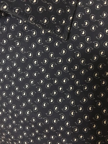 Camisa Valerio Garati Para Hombres Botón Frontal Calce Ajustado Manga Larga Talla Mediana Paisley - Imagen 7 de 7