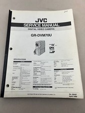 JVC GR-DVM70U Copy of Service Manual from JVC Free Shipping
