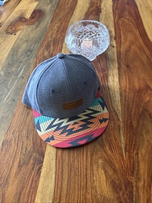 Wrangler Southwest  Hat Cap Flipped Leather Logo Size OS