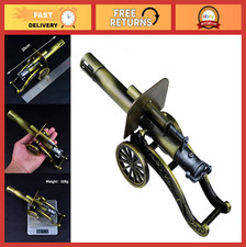 Mini Firecracker Launcher Zinc Alloy Cannon Model 20cm Gift Decor Green