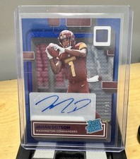 2022 Panini Clearly Donruss - Rated Rookie Jahan Dotson #60 Blue Autographs /99