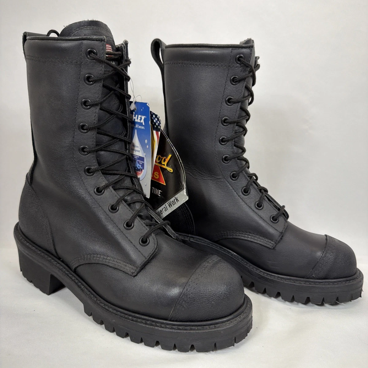 New BLM Total Fire Group Firefighting Boots Size 11.5M NFPA Vibram Soles ***Read Fireman Boots In Men main image 3