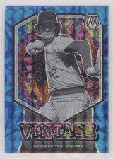 2021 Panini Mosaic Vintage Reactive Blue Prizm 84/99 Bruce Sutter #V9 HOF 0i1b