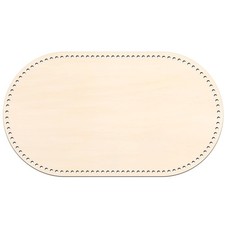 Vercraft Moses Basket Wood Bottom 27.56 x 15.75 Inches/ 70 x 40 cm Oval Natur...