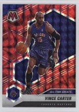 2020 Panini Mosaic All-Time Greats Reactive Red Prizm Vince Carter #290 HOF 0g3o