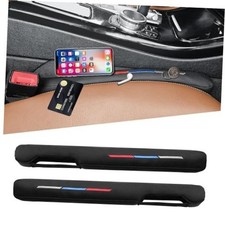 Sports Style Leather Car Seat Gap Filler Spacer Embroidered Sports Style
