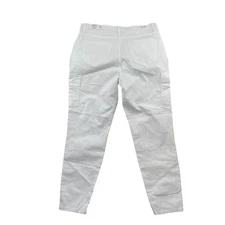 Nicole Miller New York Soho Cargo Jeans Size 12 White NEW High Rise Ankle 62-1