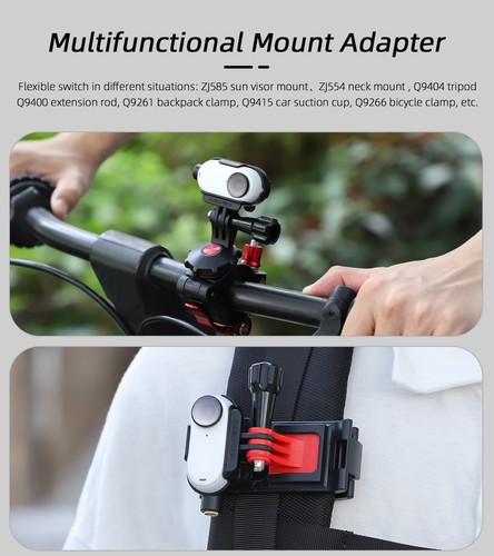 For Insta360 GO 3S Bezel Thumb Camera Adapter Expansion Quick Release Accessory - Picture 12 of 14