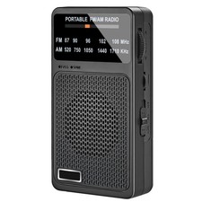 Portable AM FM Radio, Pocket Radio with Speaker Headphone Jack,Mini1970