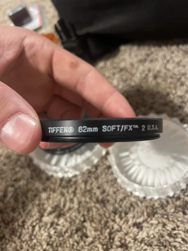 2 Vintage Tiffen Circular Polarizer Filter 72 mm, 62 mm (Never Used Before) - Image 4 of 4