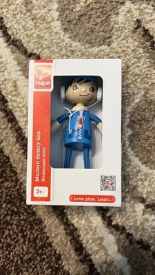Hape Modern Family Son Wooden Son Doll Happy Family E3508
