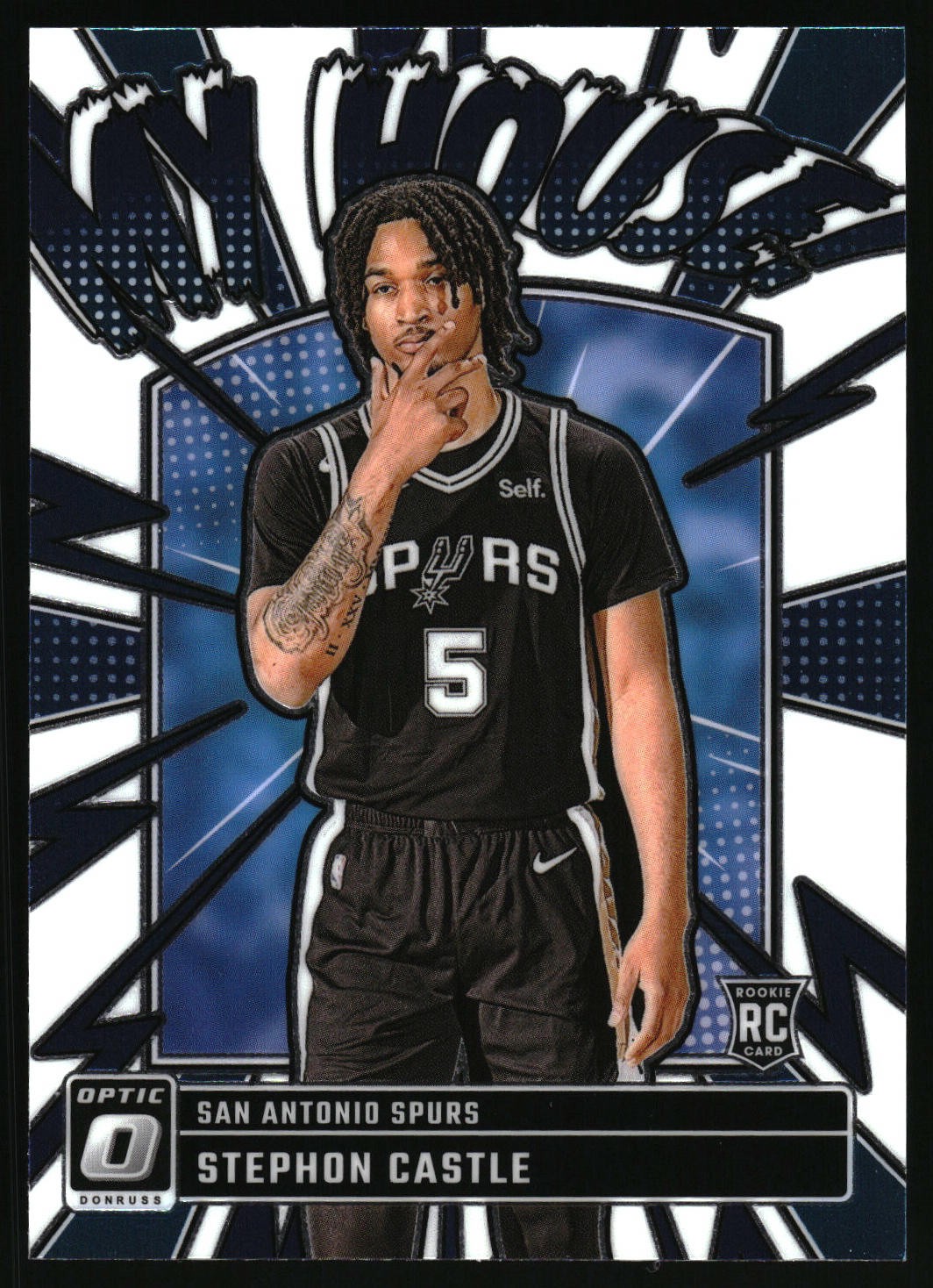2024-25 Donruss Optic #16 Stephon Castle My House