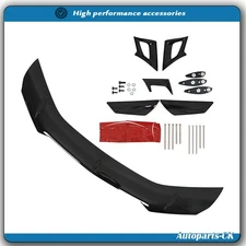 New For 16-24 Chevy Camaro ZL1 1LE Style Gloss Black Rear Wing Trunk Spoiler Kit