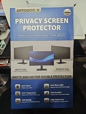 ANTOGOO V 23" Privacy Screen Protector Wide Screen Monitor 2pk Anti-Glare Etc.