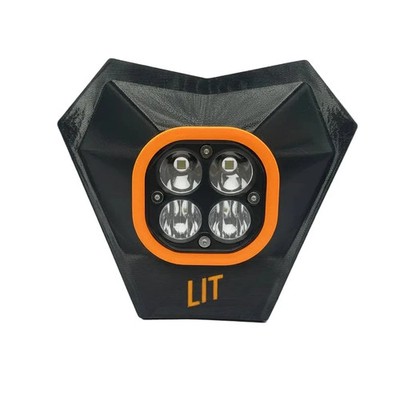 KTM EXC LED Scheinwerfer Enduro MX KTM TBI 2024 2025 2026 SCHWARZ BELEUCHTET ENDURO