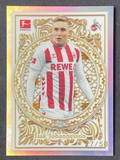 Isak Johannesson 2025-26 Topps Chrome Bundesliga Ornaments Gold /50 #OR-3