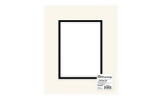 ADF Mat Dbl 8x10/4x6 WhtCore AntWhite/Black