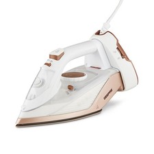 GEEPAS Steam Iron 2200W Ceramic Soleplate Dry/Steam Iron Corded & Cordless Use