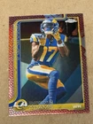 2025 Topps Chrome Davante Adams Football Leather Refractor Card 165 Rams!