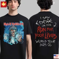 Iron Maiden I Saw Eddie On the Run For Your Lives World Tour 2025 2026 Electric