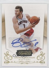 2010-11 Timeless Treasures Gold Signatures 6/10 Andrea Bargnani #80 Auto 0c3