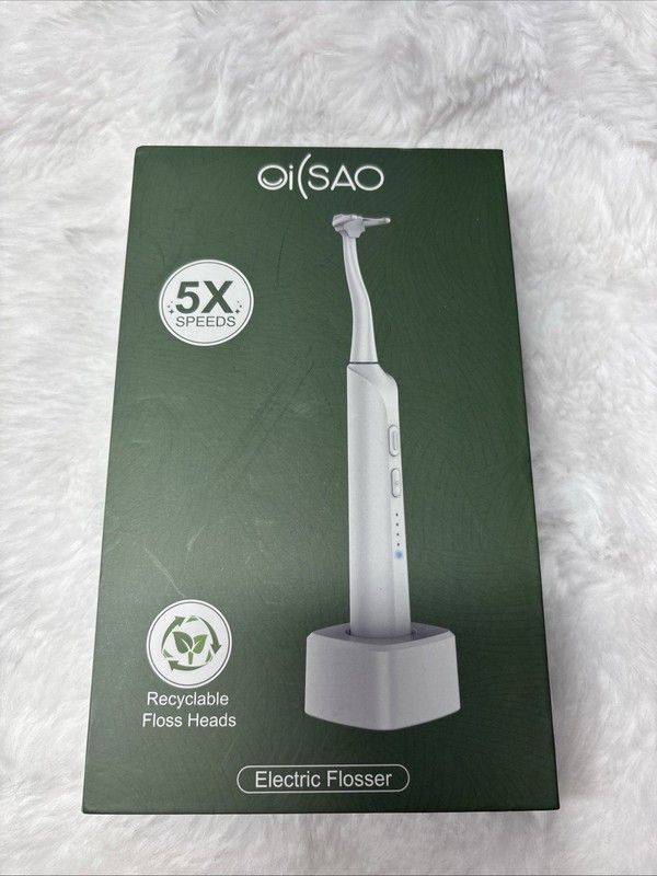 Electric Flosser for Teeth and Adults with 5 Speeds & 54 Refill Heads, Sonic...