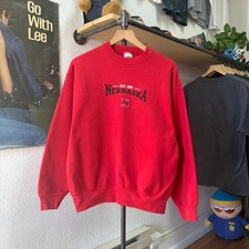 Vintage 90s Nebraska Huskers Embroidered Crewneck